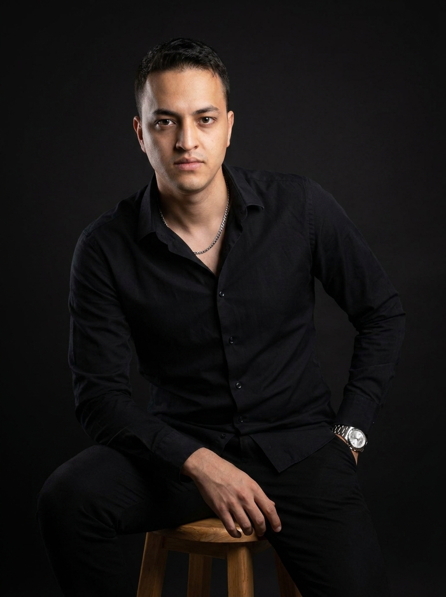 Retrato de Santiago Vanegas Vásquez